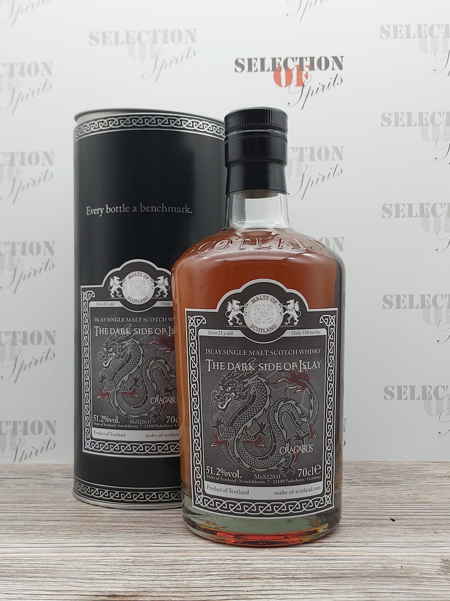 Malts of Scotland Dark Side of Islay "CRAGABUS"