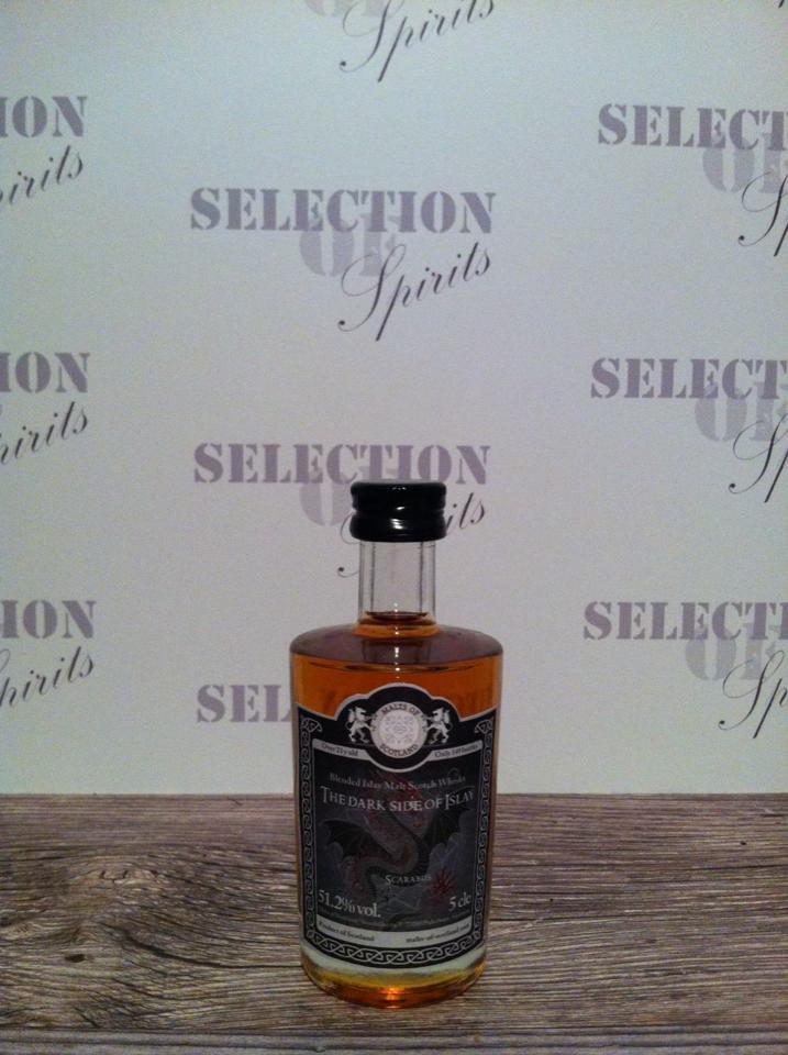 Malts of Scotland Dark Side of Islay "SCARABUS" Miniatur 5cl