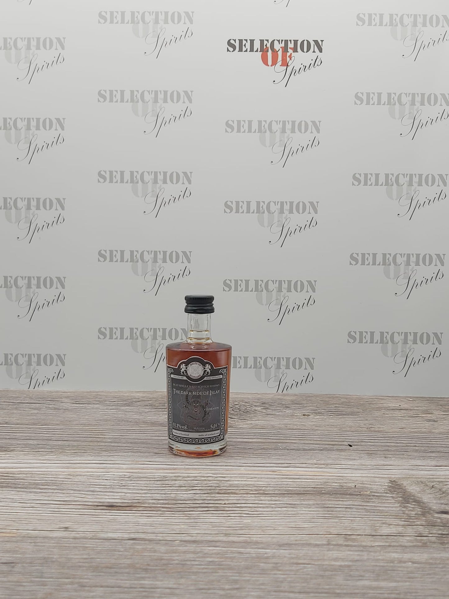 Malts of Scotland Dark Side of Islay "KILDRAGON" Miniatur 5cl