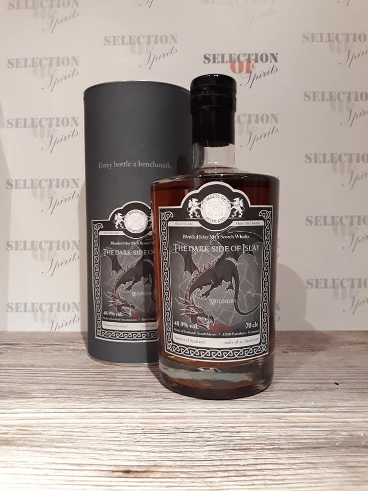 Malts of Scotland Dark Side of Islay "MULINDRY"