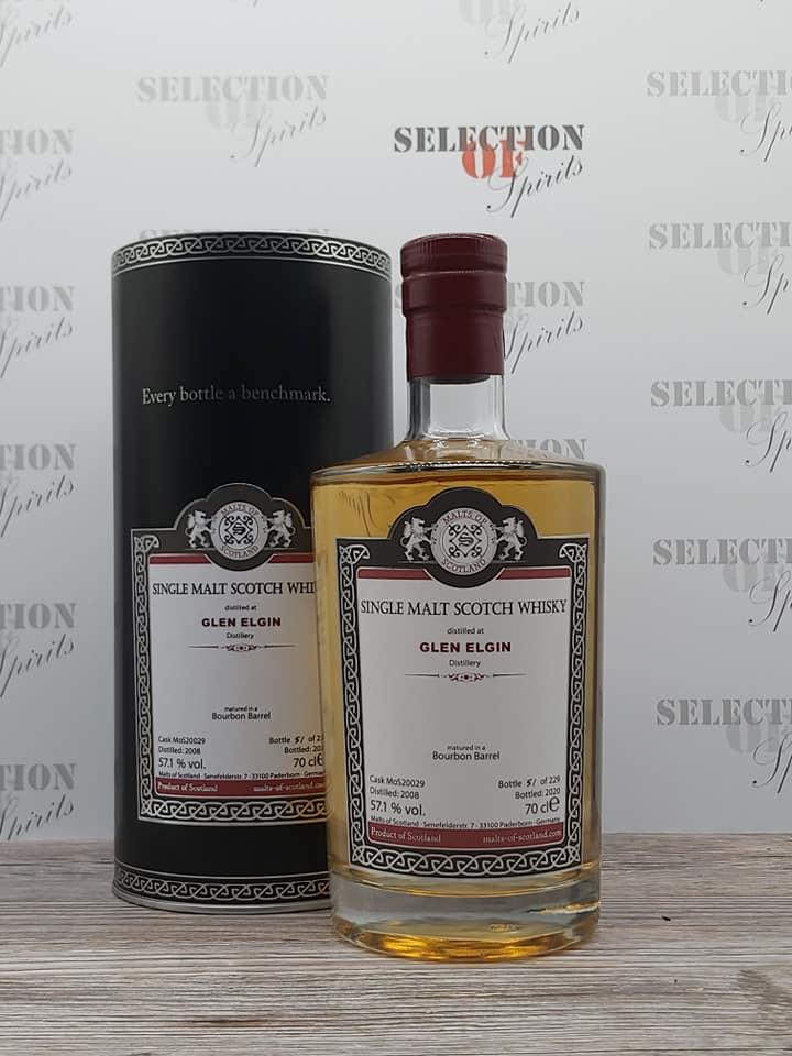 Malts of Scotland Glen Elgin 2008/2020 matured in a Borbon Barrel