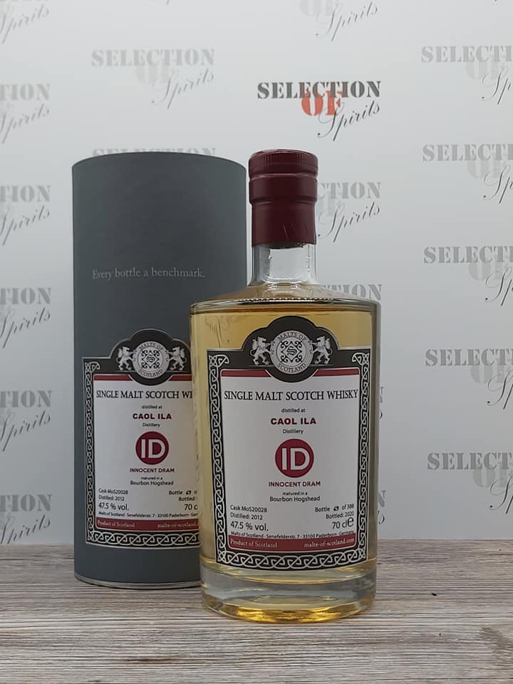 Malts of Scotland CAOL ILA 2012/2020 matured in a Bourbon Barrel