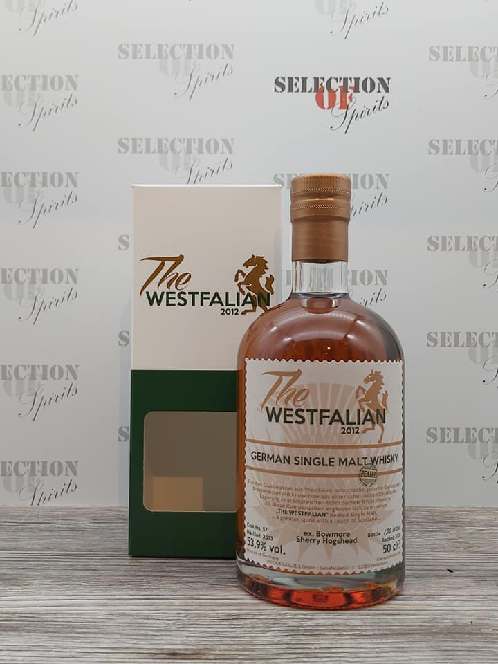 THE WESTFALIAN 2013/2021 Cask 57 German Single Malt Whisky ex.Bowmore Sherry Hogshead