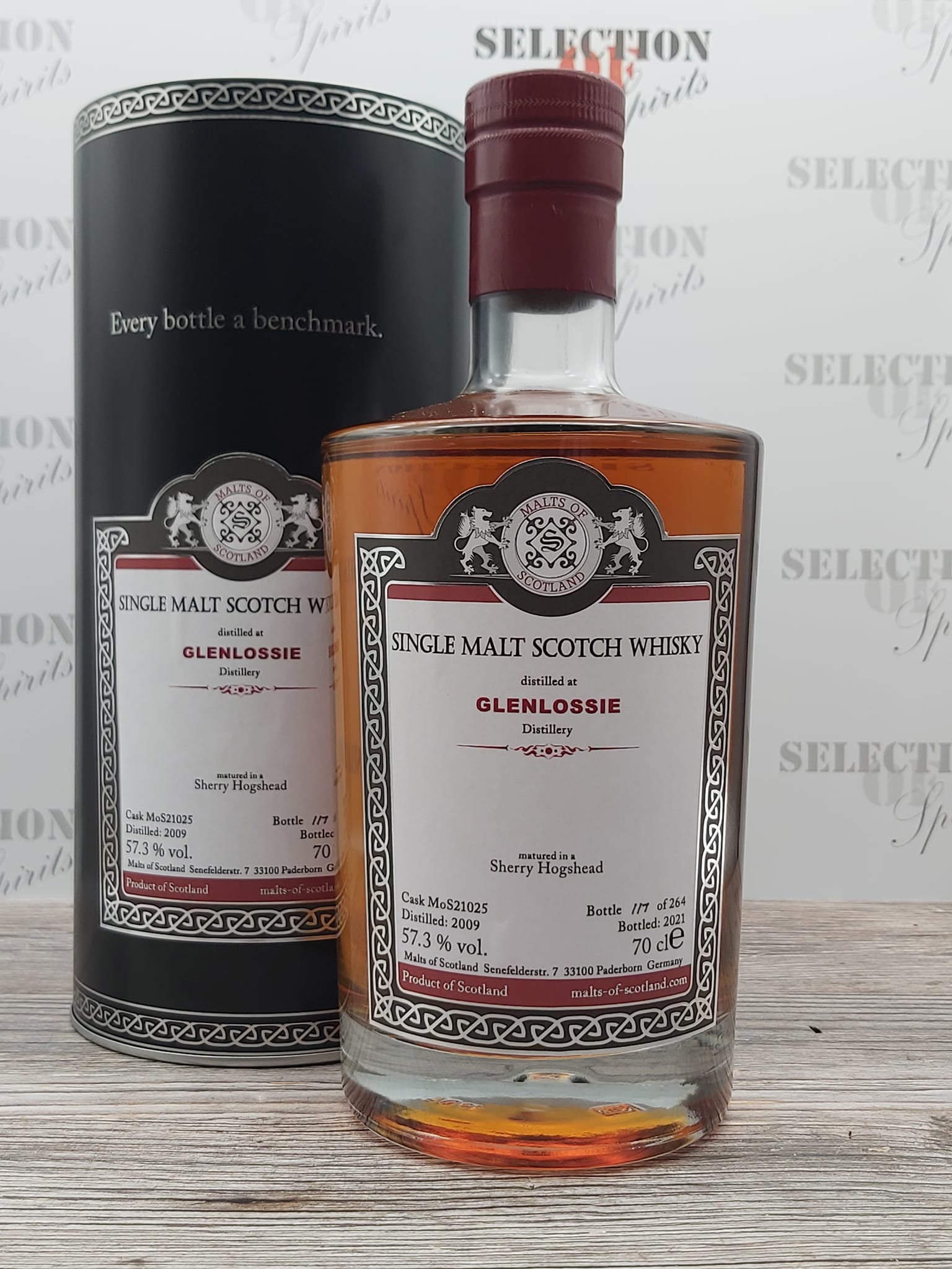 Malts of Scotland GLENLOSSIE 2009/2021 Sherry Hogshead