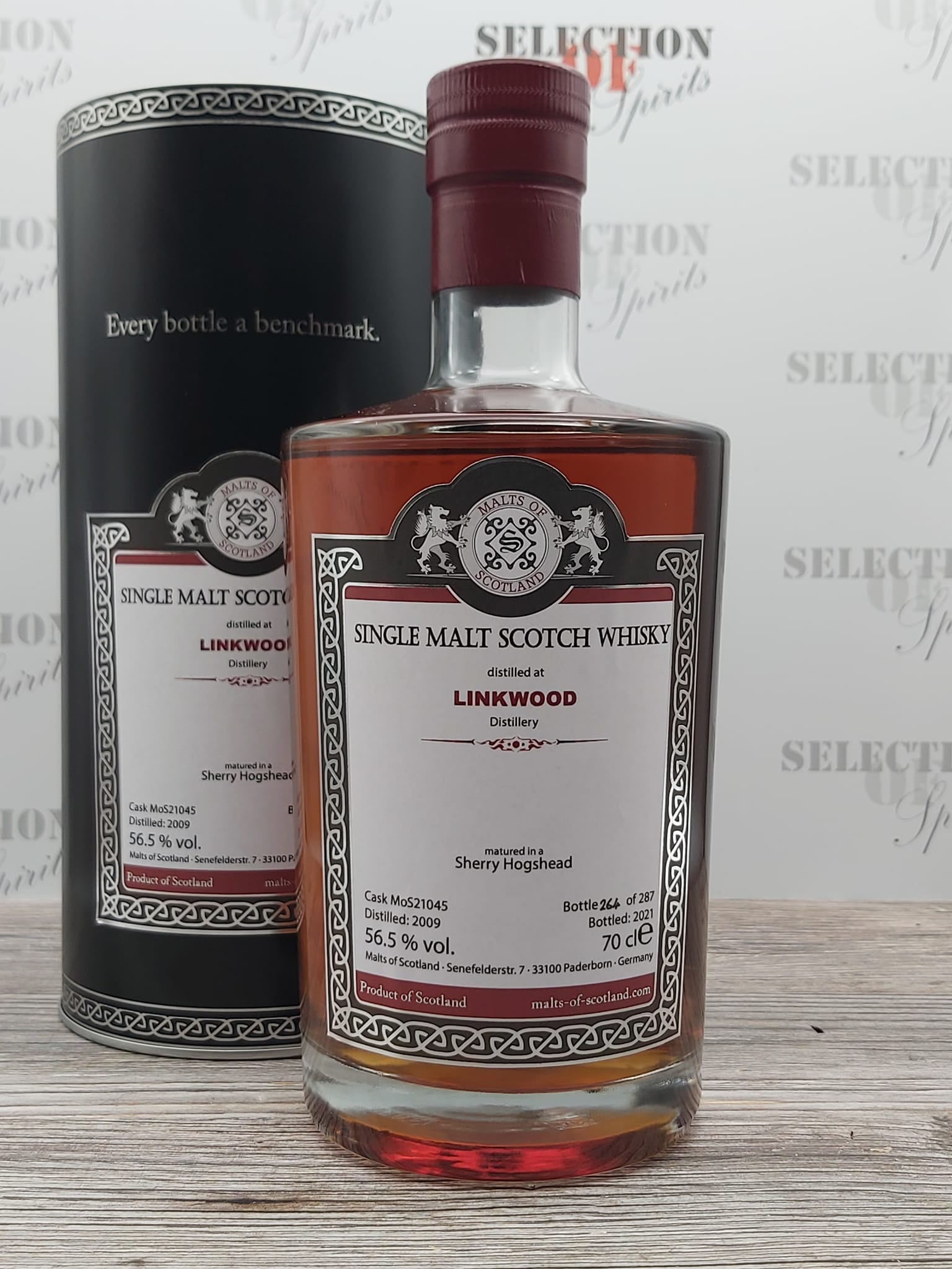 Malts of Scotland LINKWOOD 2009/2021 Sherry Hoshead