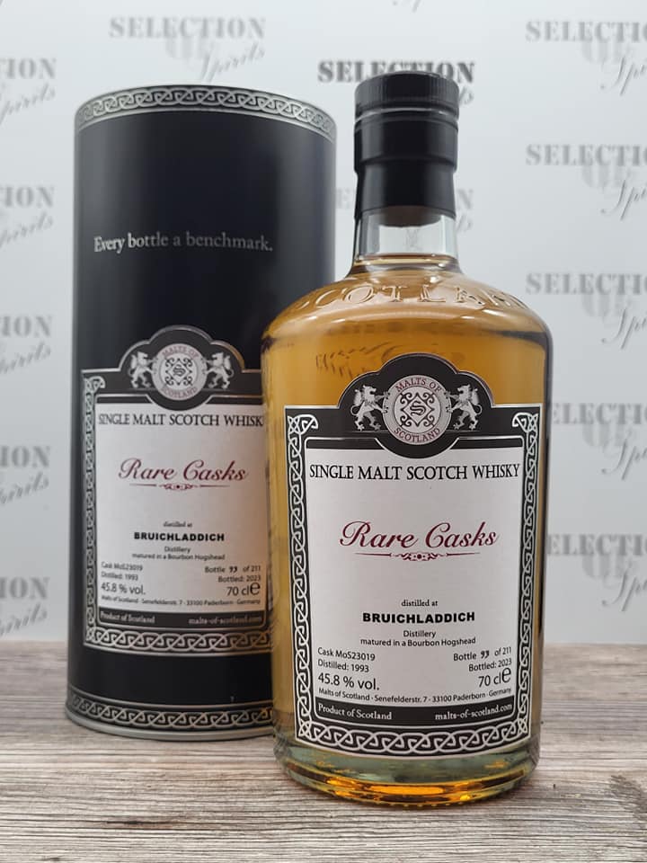 Malts of Scotland BRUICHLADDICH 1993/2023 Rare Cask Range