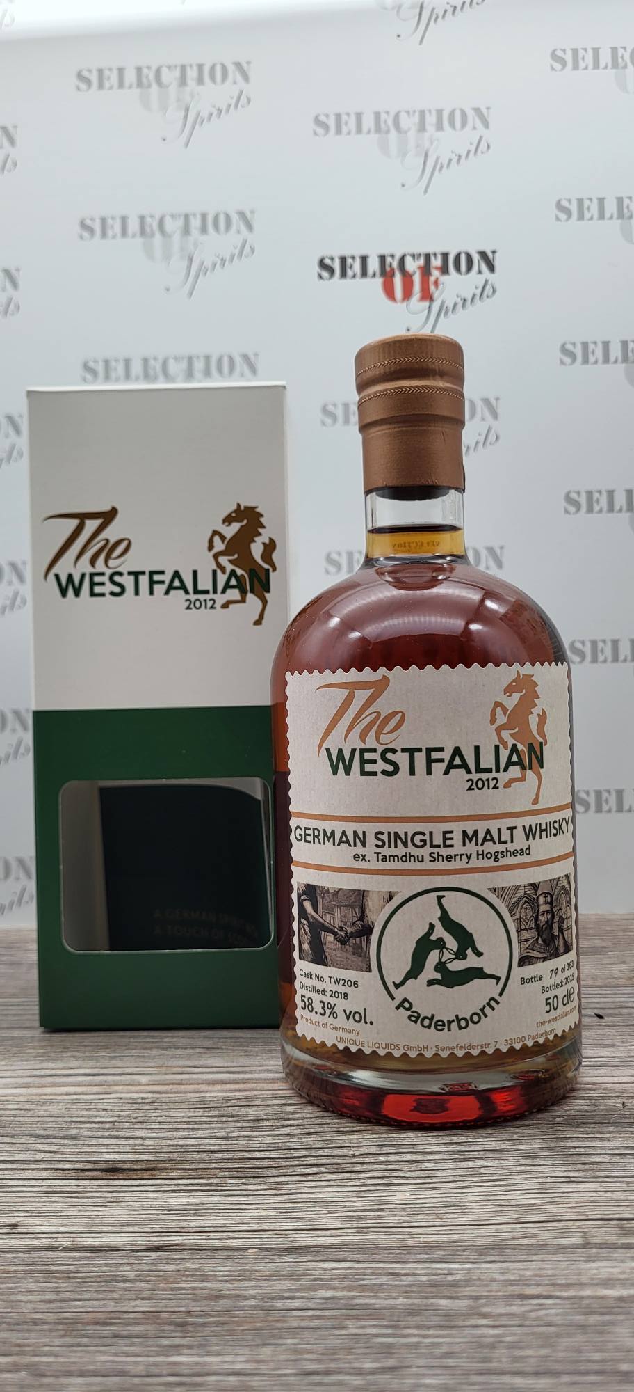 THE WESTFALIAN 2018/2025 Cask206 German Single Malt 3-Hasen Edt. No.1