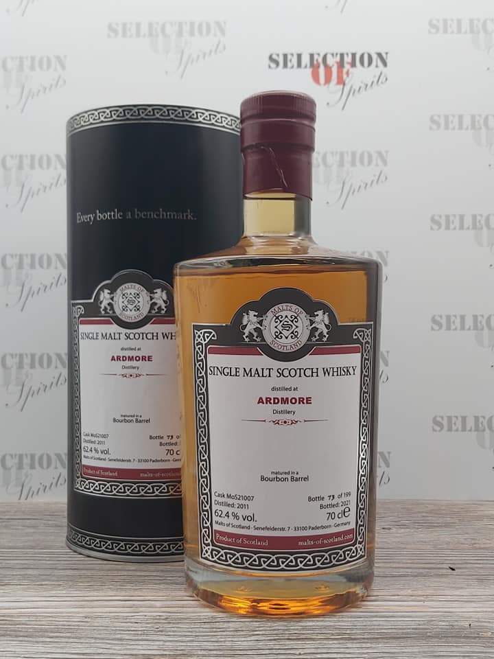 Malts of Scotland ARDMORE 2011/2021 Bourbon Barrel