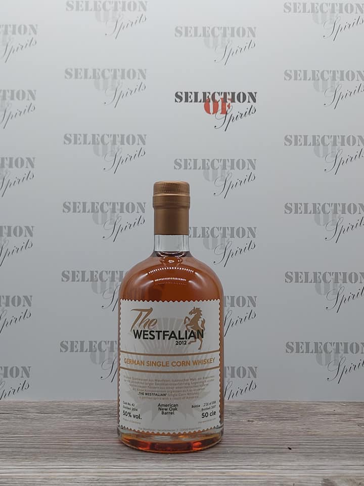 THE WESTFALIAN German Single Corn Whisky 2014/2017 American New Oak Barrel