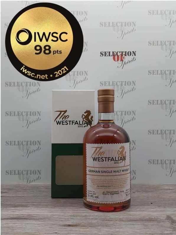 THE WESTFALIAN 2016/2021 Cask 120 German Single Malt ex.Glendronach Sherry Hogshead