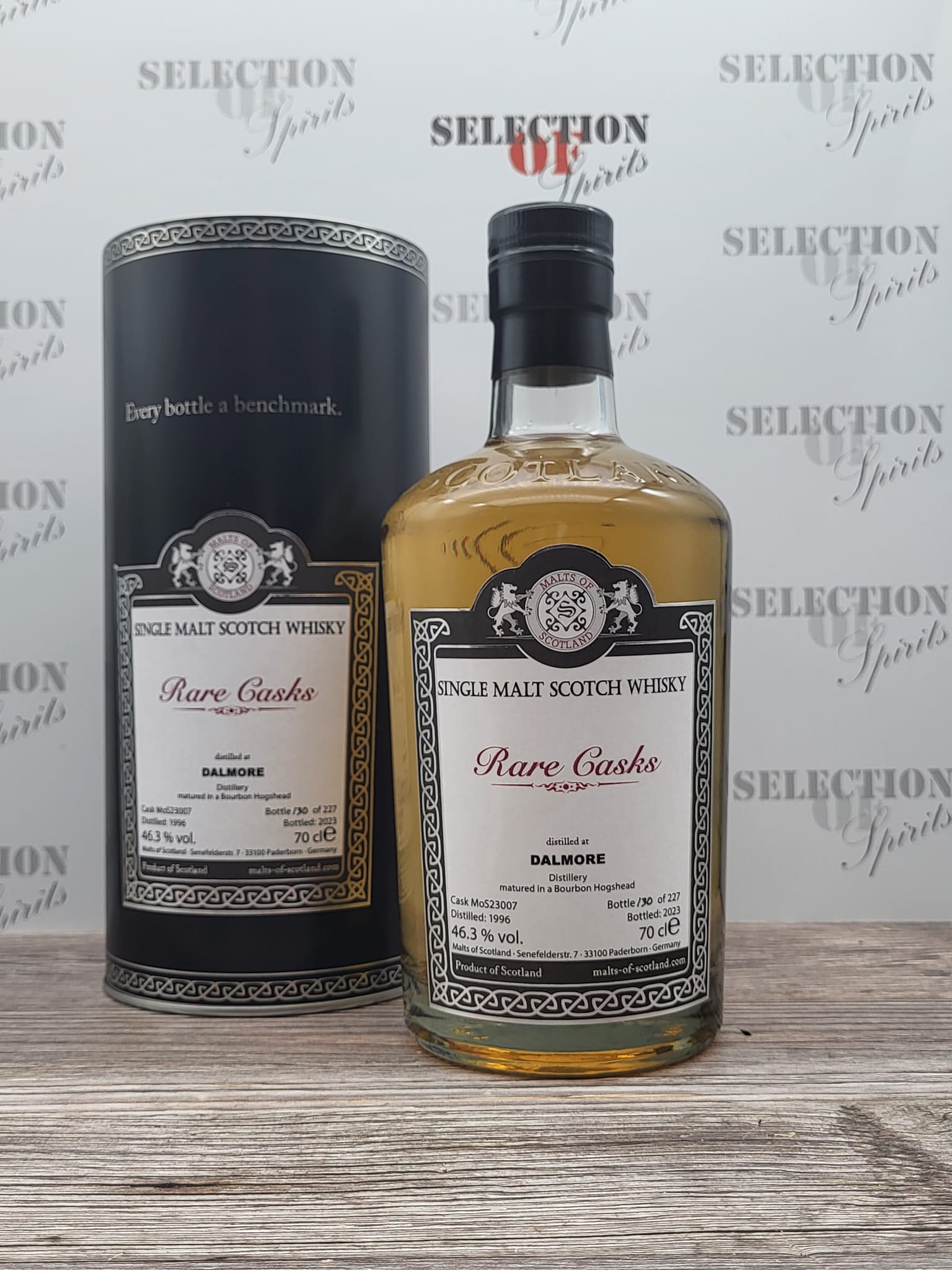 Malts of Scotland DALMORE 1996/2023 Rare Cask Range