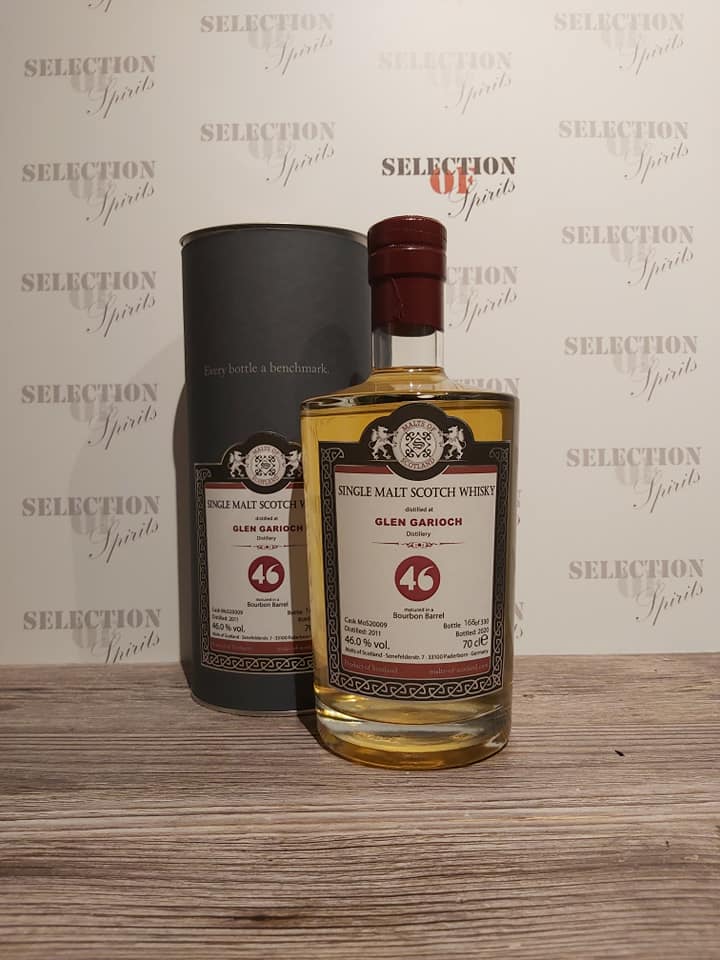 Malts of Scotland GLEN GARIOCH 2011/2020 46% Bourbon Barrel