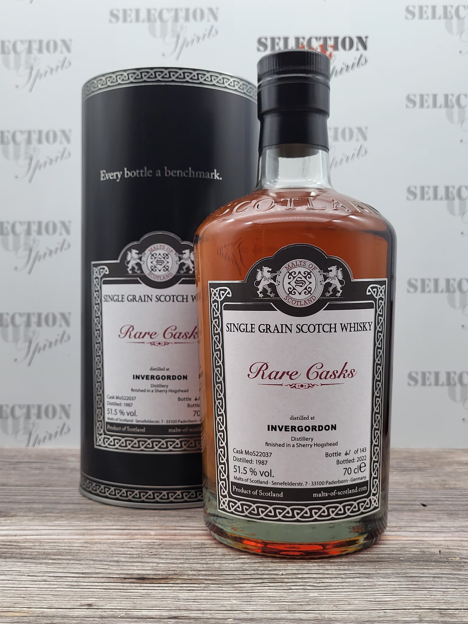 Malts of Scotland INVERGORDON 1987/2022 Rare Cask Range