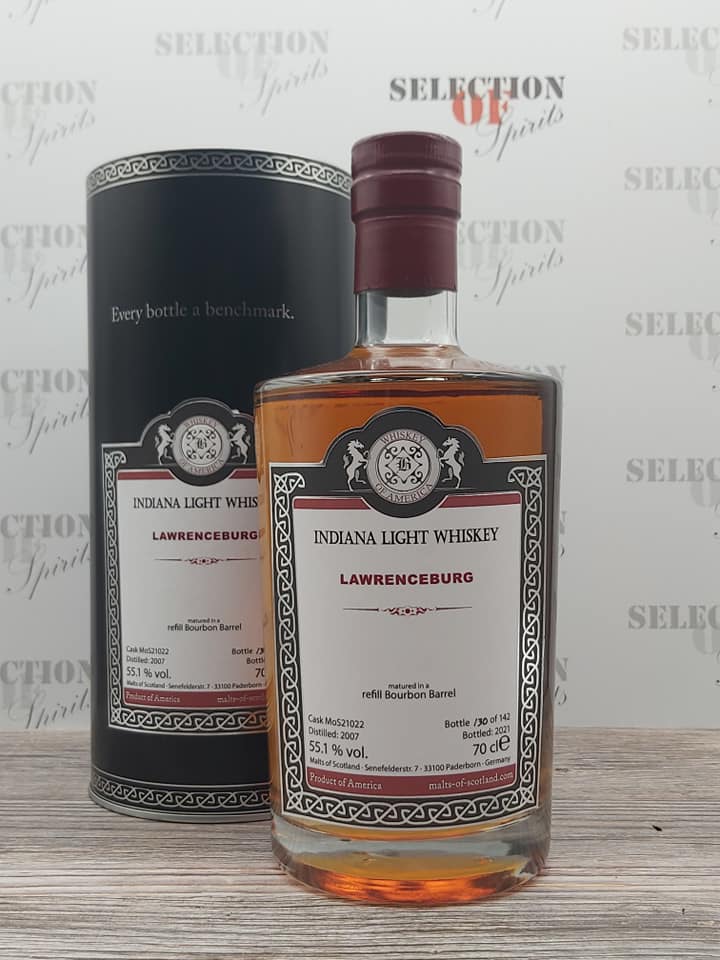 Malts of Scotland LAWRENCEBURG 2007/2021 refill Bourbon Barrel