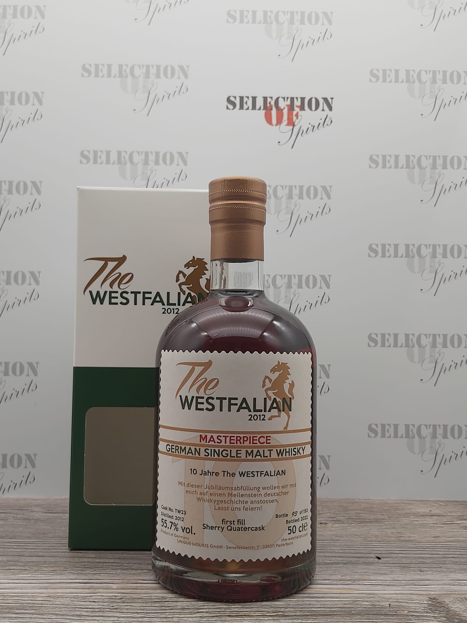 THE WESTFALIAN 2012/2022 Cask 23 -10yo- German Single Malt Whisky MASTERPIECE V