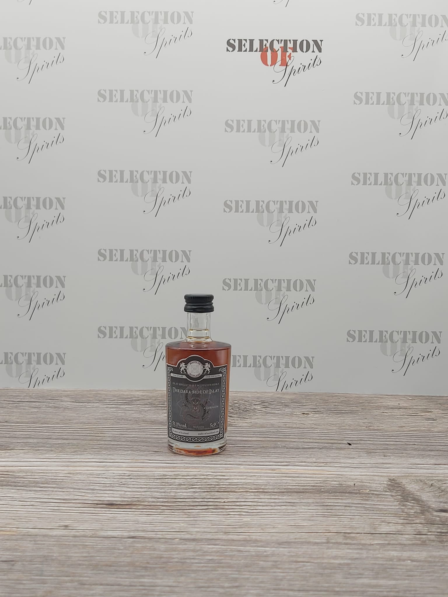 Malts of Scotland Dark Side of Islay "KILDRAGON" Miniatur 5cl