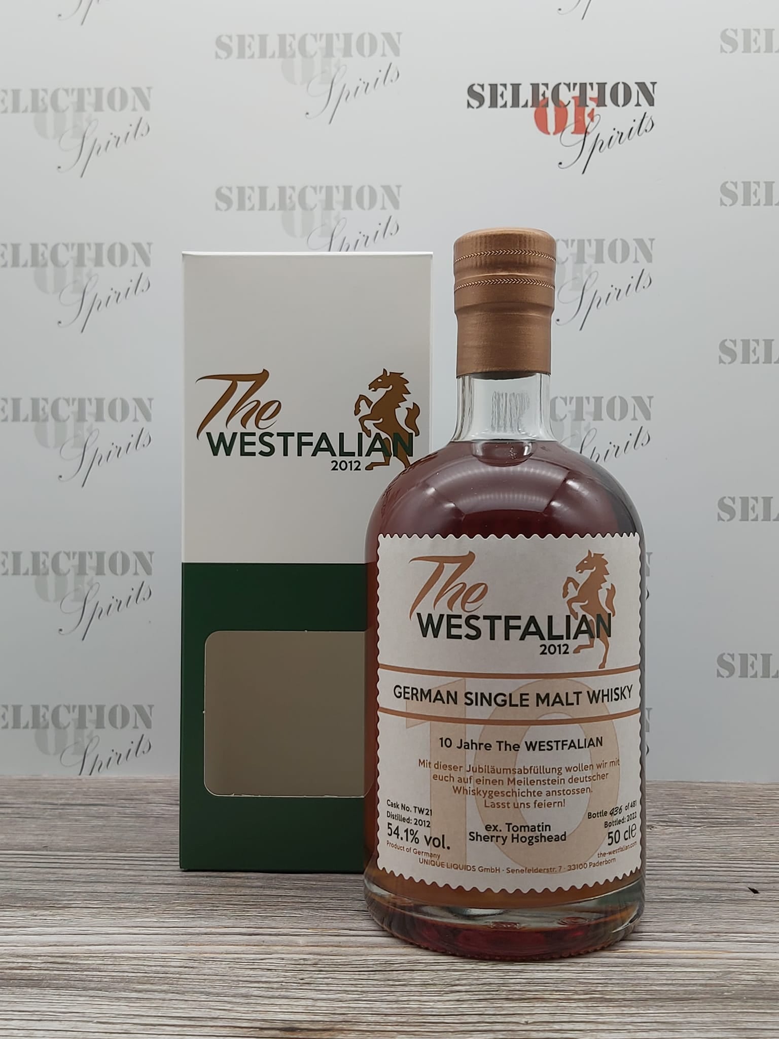 THE WESTFALIAN 2012/2022 Cask 21 -10yo- German Single MALT Whisky