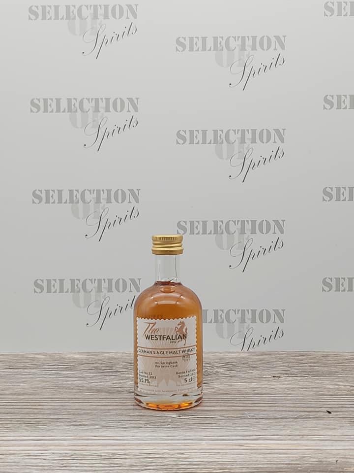 THE WESTFALIAN 2013/2021 Cask32 German Single Malt Whisky -peated- ex.Springbank Portwine Cask
