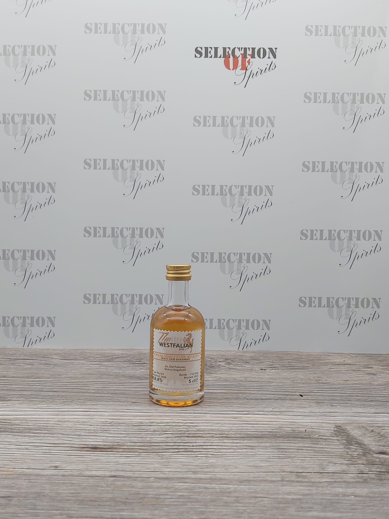 THE WESTFALIAN 2016/2021 Cask134 German Single Corn Whisky Crazy Cask Experimet