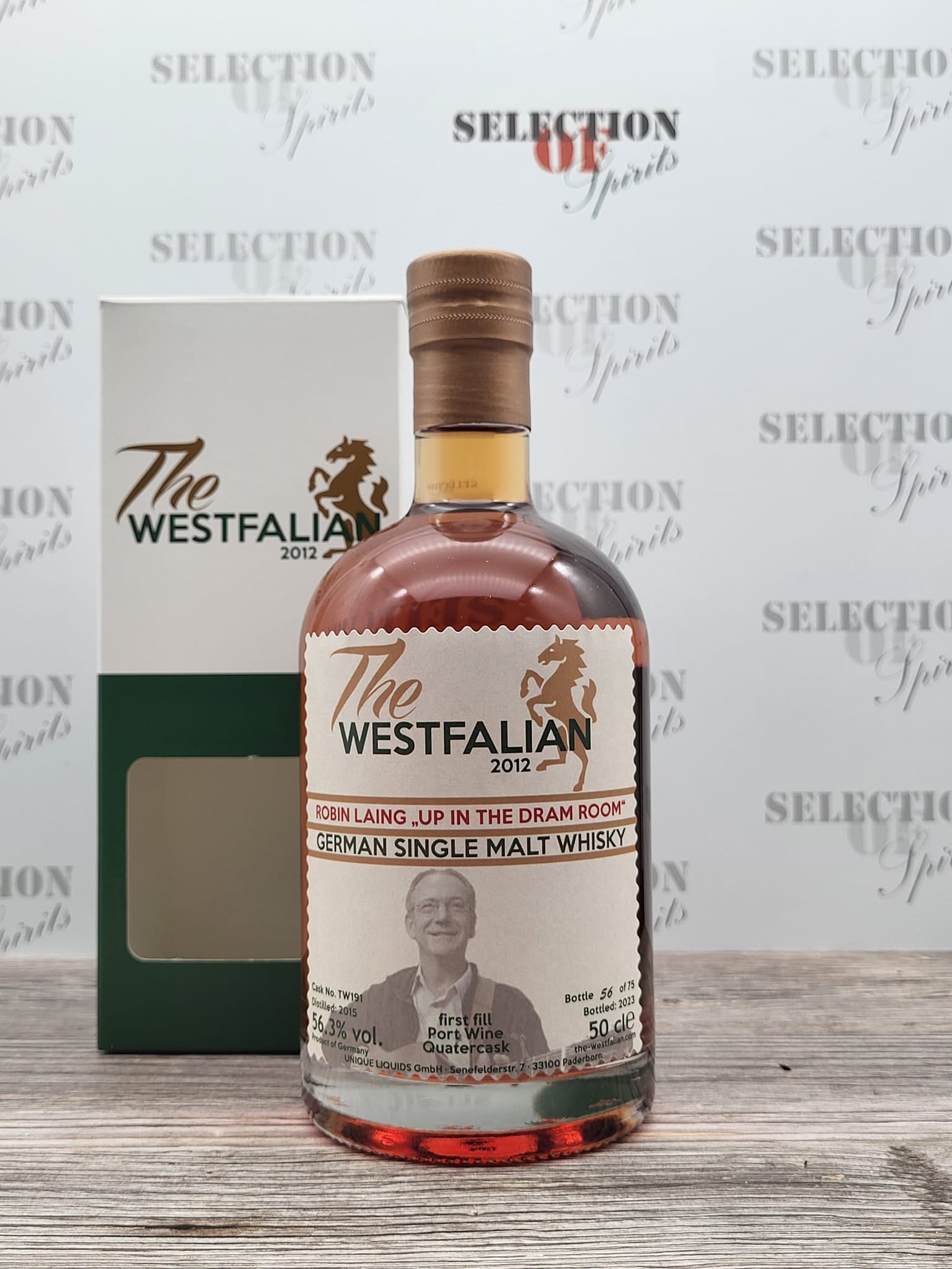 THE WESTFALIAN 2015/2023 Robin Laing. Up in the Dram Room
