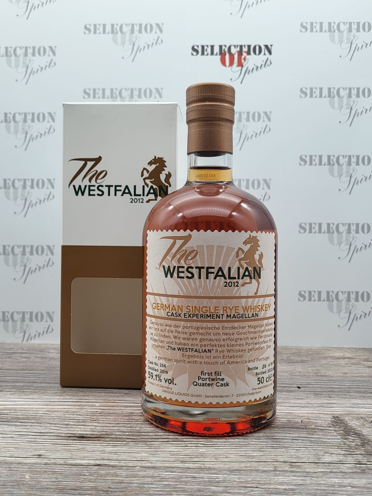 THE WESTFALIAN 2019/2023 Cask 256 German Single Rye Whiskey - Experinence MAGELLAN