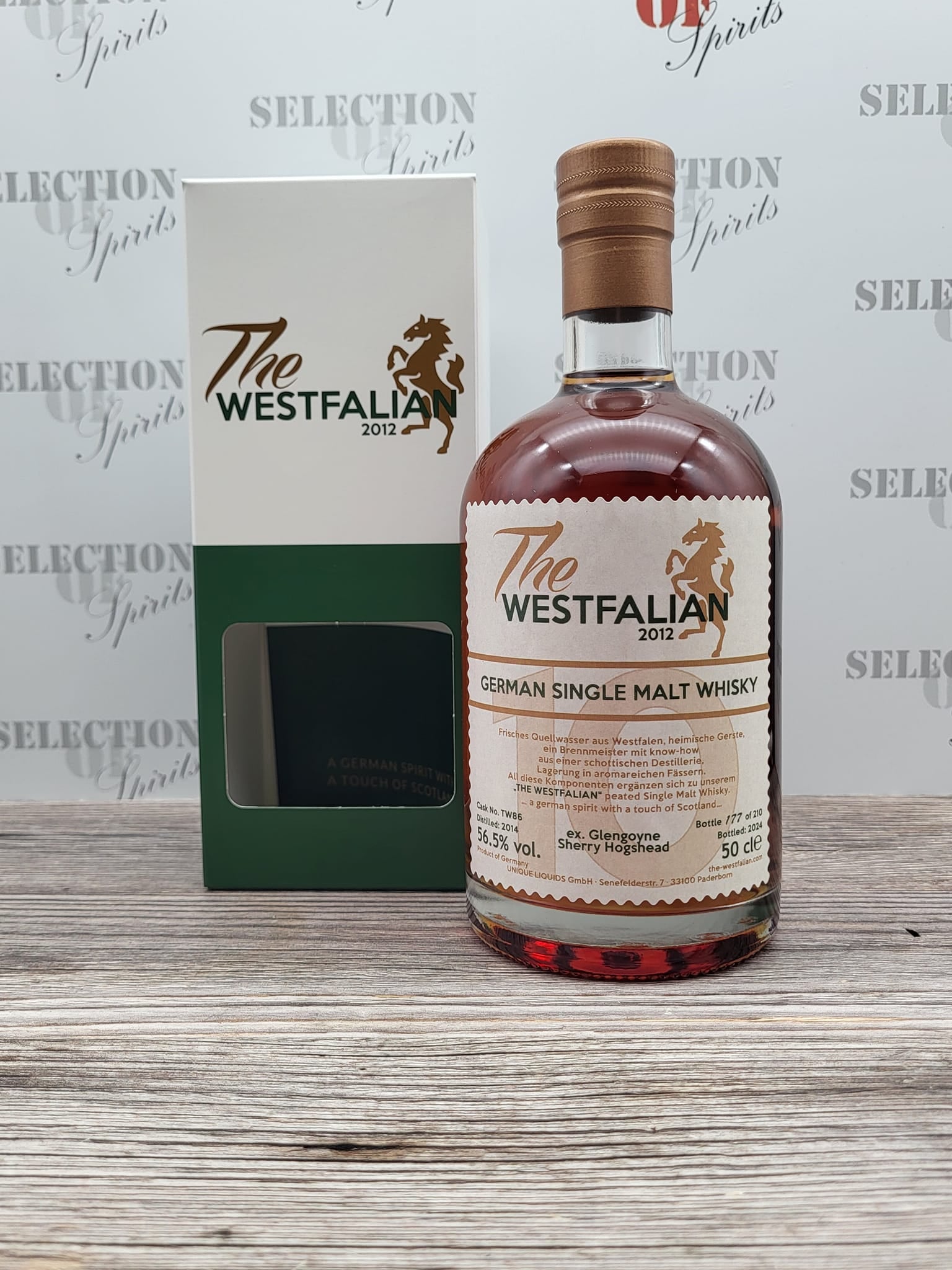 THE WESTFALIAN 2014/2024 Cask 86 German Single Malt ex.Glengoyne Sherry Hogshead