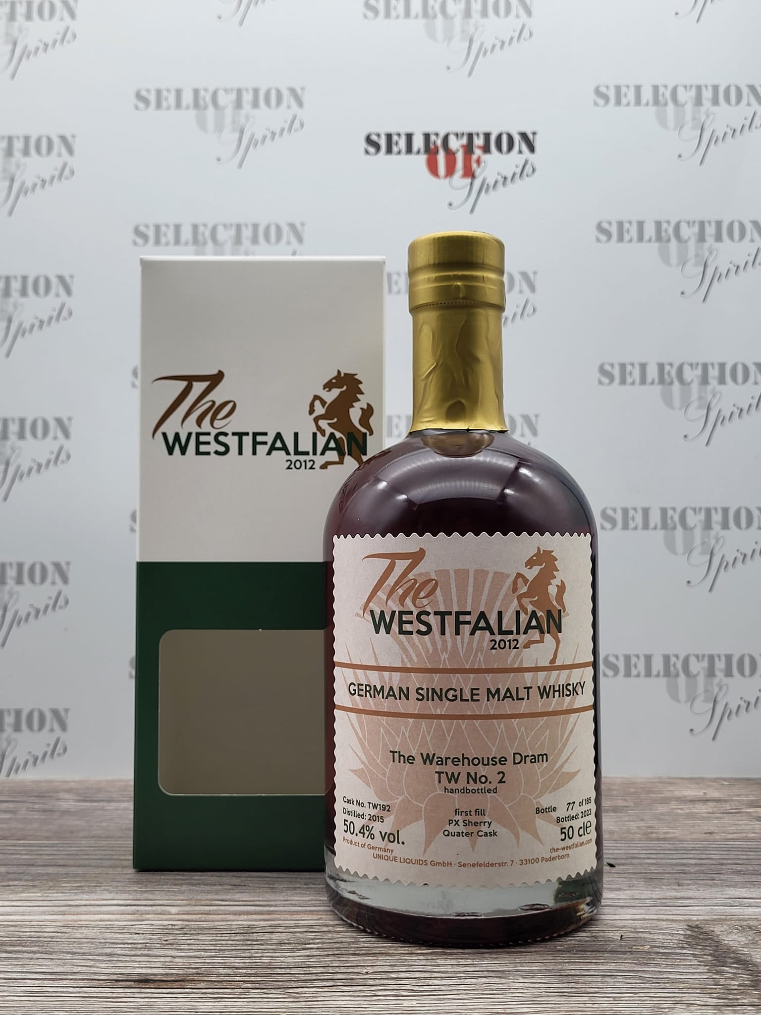 THE WESTFALIAN 2015/2023 Cask 192 The Warehouse Dram N°2