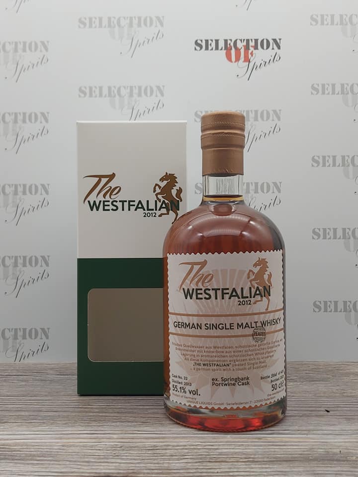THE WESTFALIAN 2013/2021 Cask32 German Single Malt Whisky -peated- ex.Springbank Portwine Cask